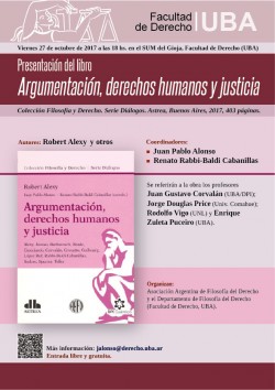 Presentación del libro “Argumentación, derechos humanos y justicia”