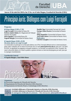 Principia iuris. Diálogos con Luigi Ferrajoli